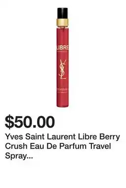 Sephora Yves Saint Laurent Libre Berry Crush Eau De Parfum Travel Spray with Raspberry offer