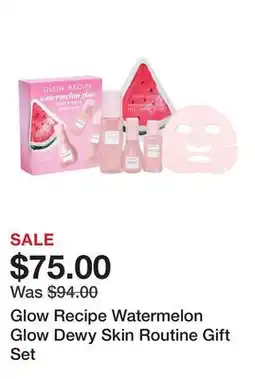 Sephora Glow Recipe Watermelon Glow Dewy Skin Routine Gift Set offer