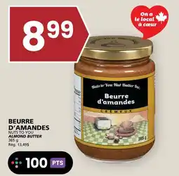 Rachelle-Bery Grocery NUTS TO YOU ALMOND BUTTER offer