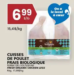 Rachelle-Bery Grocery FERME DES VOLTIGEURS FRESH ORGANIC CHICKEN LEGS offer