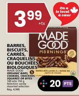 Rachelle-Bery Grocery MADE GOOD ORGANIC BARS, COOKIES, CRACKERS, SQUARES OR BITES offer