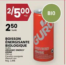 Rachelle-Bery Grocery GURU ORGANIC ENERGY DRINK offer