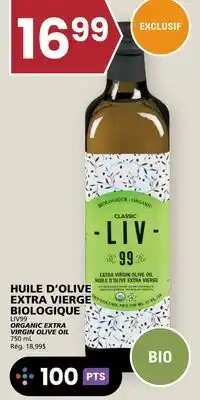Rachelle-Bery Grocery LIV99 ORGANIC EXTRA VIRGIN OLIVE OIL offer