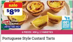 M & M Food Market Portuguese Style Custard Tarts offer