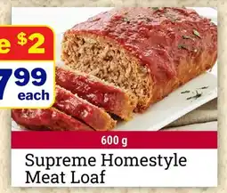 M & M Food Market Supreme Homestyle Meat Loaf offer