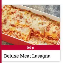 M & M Food Market Deluxe Meat Lasagna offer