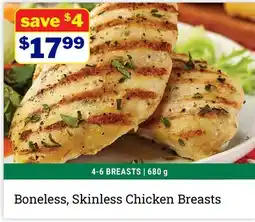 M & M Food Market Boneless, Skinless Chicken Breasts offer
