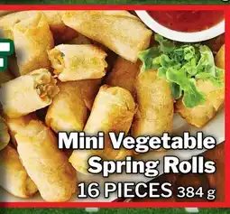 M & M Food Market Mini Vegetable Spring Rolls offer