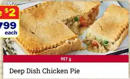M & M Food Market Deep Dish Chicken Pie offer