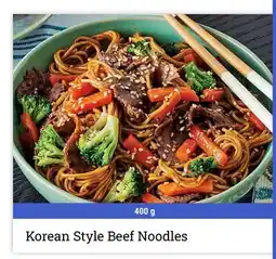 M & M Food Market Korean Style Beef Noodles offer