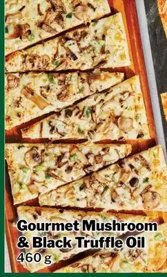 M & M Food Market Gourmet Mushroom & Black Truffle Oil Flatbread offer