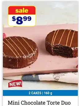 M & M Food Market Mini Chocolate Torte Duo offer