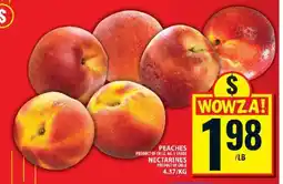 Food Basics Peaches and Nectarines offer