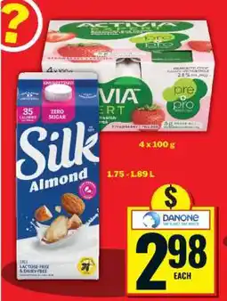 Food Basics DANONE ACTIVIA YOGURT offer