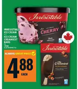 Food Basics Irresistible Ice Cream & Creamiest Bars offer