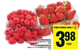 Food Basics Raspberries and Strawberries offer