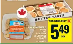 Food Basics Grandmother's Tarts / La Petite Bretonne Cookies offer