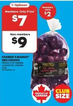 Real Canadian Superstore Farmer's Market Red Onions offer