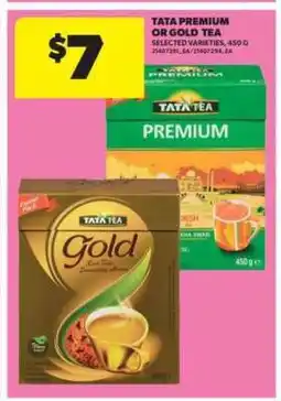 Real Canadian Superstore Tata Premium or Gold Tea offer