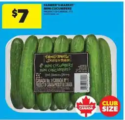 Real Canadian Superstore FARMER'S MARKET MINI CUCUMBERS offer