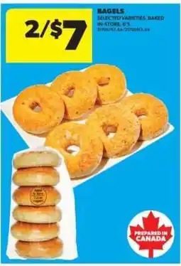 Real Canadian Superstore BAGELS offer