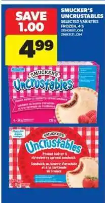 Real Canadian Superstore Smucker's Uncrustables offer