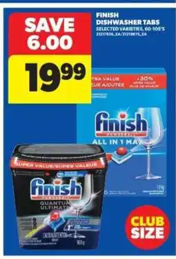Real Canadian Superstore FINISH DISHWASHER TABS offer