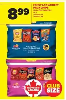 Real Canadian Superstore FRITO-LAY VARIETY PACK CHIPS offer