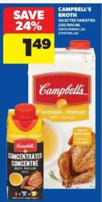 Real Canadian Superstore CAMPBELL’S BROTH offer