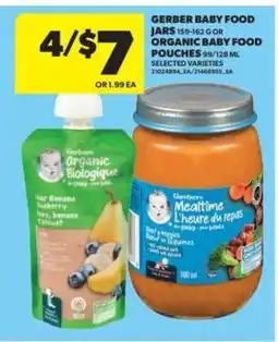 Real Canadian Superstore Gerber Baby Food offer
