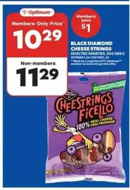 Real Canadian Superstore Black Diamond Cheese Strings offer