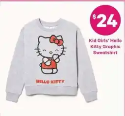 Real Canadian Superstore Kid Girls' Hello Kitty Graphic Sweatshirt offer