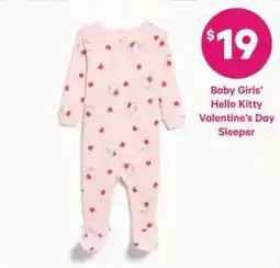 Real Canadian Superstore Baby Girls' Hello Kitty Valentine's Day Sleeper offer