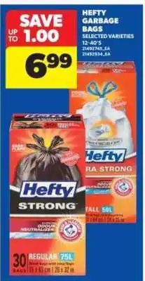 Real Canadian Superstore Hefty Garbage Bags offer