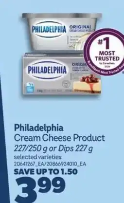 Real Canadian Superstore PHILADELPHIA CREAM CHEESE PRODUCT offer