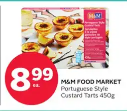 Rexall M&M FOOD MARKET Portuguese Style Custard Tarts offer