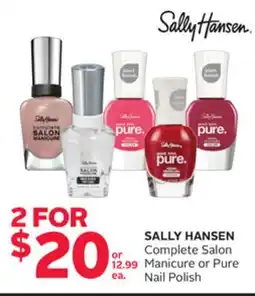 Rexall SALLY HANSEN Complete Salon Manicure or Pure Nail Polish offer