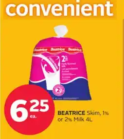 Rexall BEATRICE Skim, 1% or 2% Milk offer