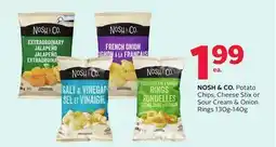 Rexall NOSH & CO. Potato Chips, Cheese Stix or Sour Cream & Onion Rings offer