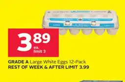 Rexall GRADE A Large White Eggs offer