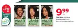 Rexall CLAIROL Natural Instincts or Root Touch-Up Hair Colour offer