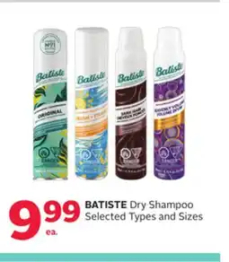 Rexall BATISTE Dry Shampoo offer