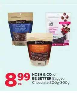 Rexall NOSH & CO. or BE BETTER Bagged Chocolate offer
