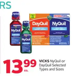 Rexall VICKS NyQuil or DayQuil offer