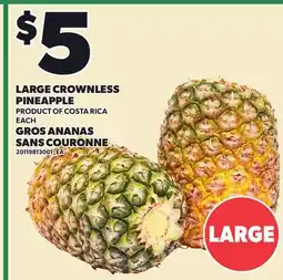 Independent City Market LARGE CROWNLESS PINEAPPLE offer