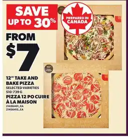 Independent City Market 12 TAKE AND BAKE PIZZA offer