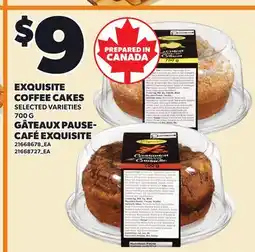 Independent City Market EXQUISITE COFFEE CAKES offer