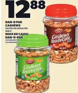 Independent City Market DAN-D PAK CASHEWS offer