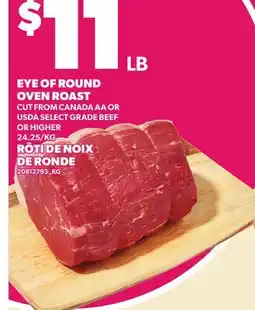 Independent City Market EYE OF ROUND OVEN ROAST offer