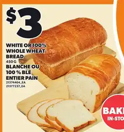 Independent City Market WHITE OR 100% WHOLE WHEAT BREAD offer